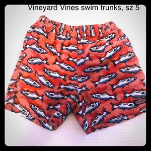 Boys size 5 Vineyard Vines swim trunks